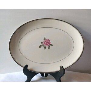 Franciscan Huntington Rose Oval Serving Platter 12"X9.25 New